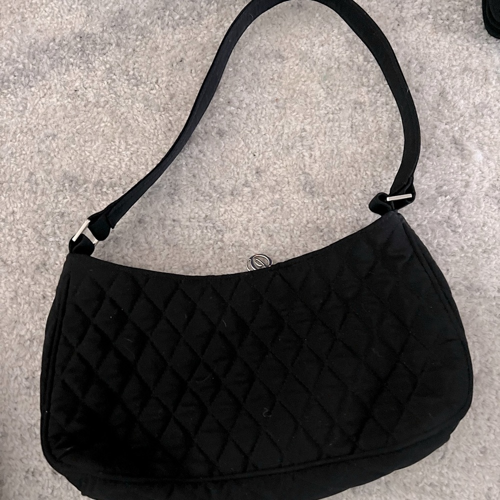 Vera Bradley black clutch purse